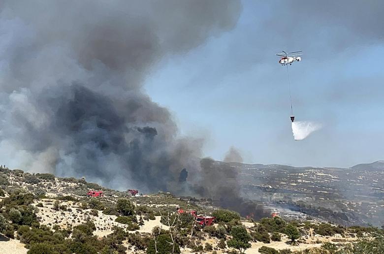 Ολοκληρώθηκε η εναέρια αποτύπωση της φωτιάς, στάχτη από 7,5-10 τετρ. χλμ. γης