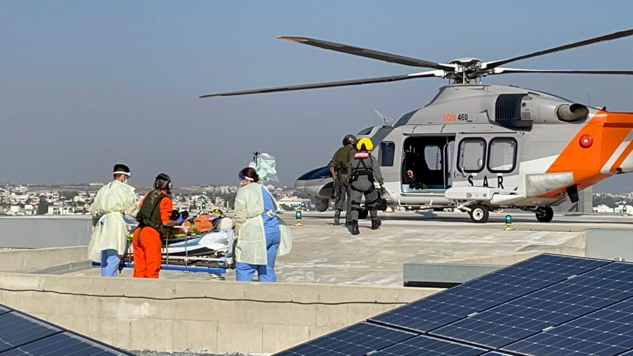 Στήθηκε επιχείρηση διάσωσης από το ΚΣΕΔ Λάρνακαςγια αεροδιακομιδή 62χρονης ασθενούς από επιβατικό πλοίο