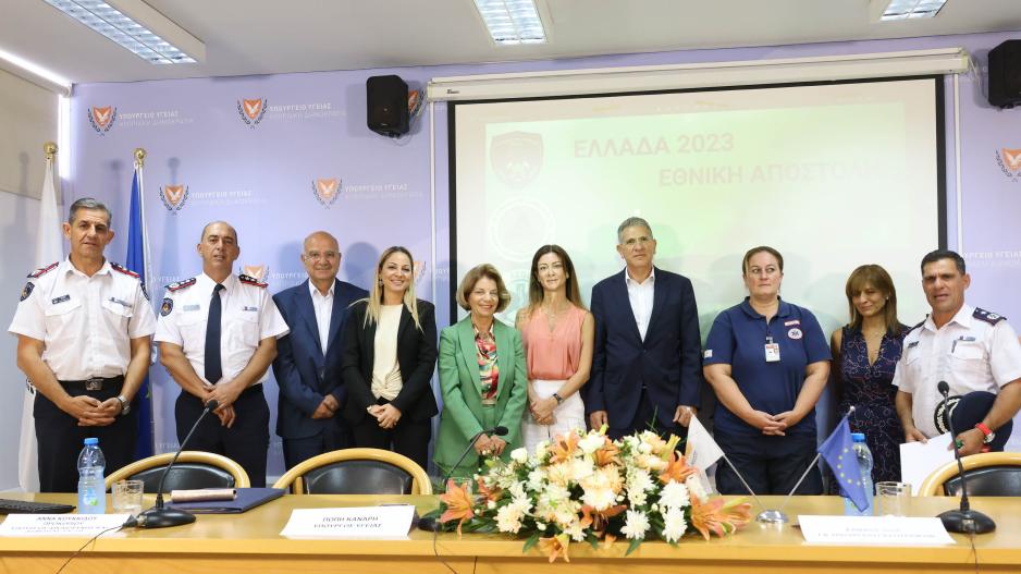 Η πολιτεία τίμησε την κυπριακή αποστολή για συνδρομή της στις πυρκαγιές στην Ελλάδα