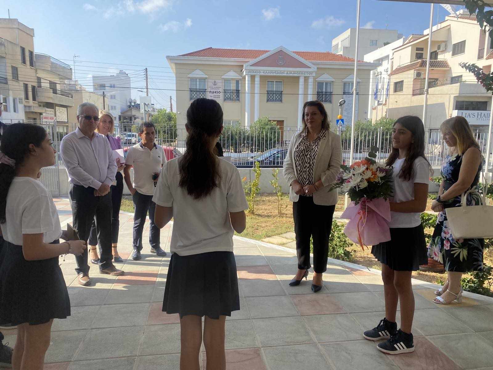 Για νέο γυμνάσιο στη Λάρνακα μίλησε η Υπουργός Παιδείας κατά την επίσκεψη της χθες