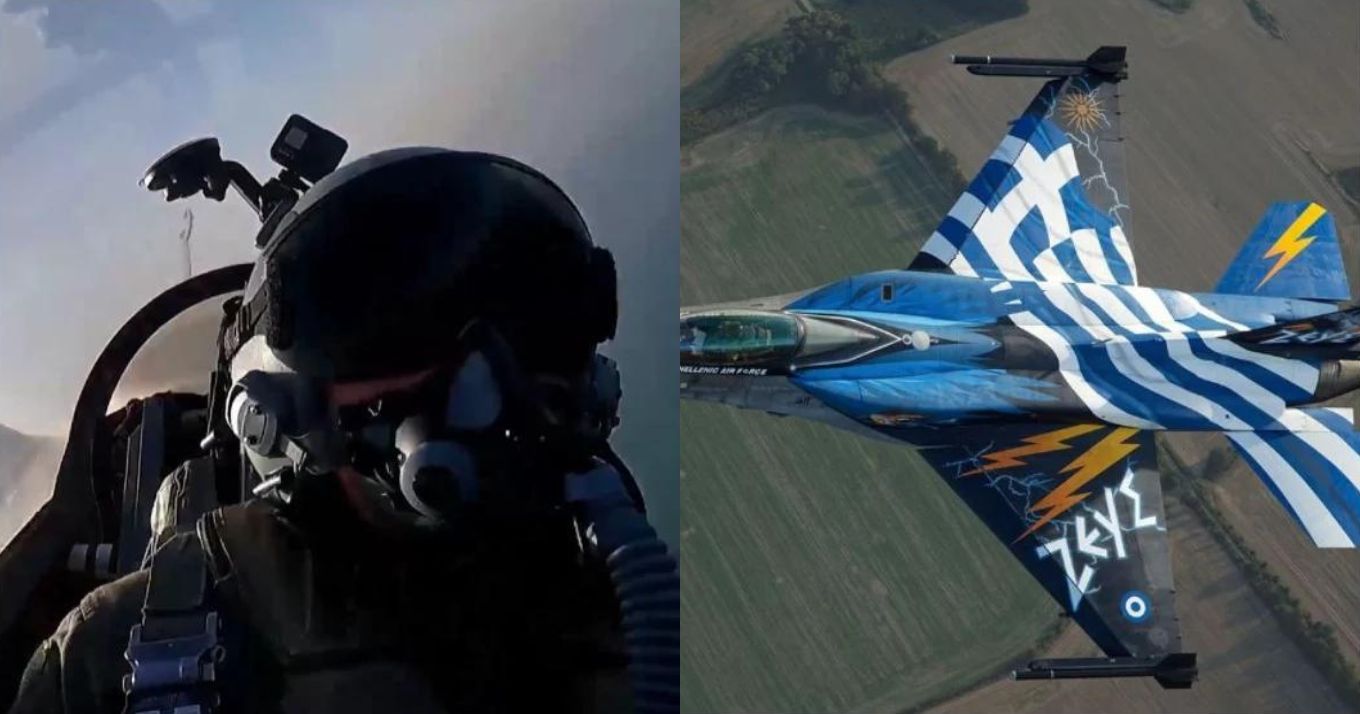 Συγκίνησε ο πιλότος F-16: «Μόνο οι ελεύθερες ψυχές κρατάνε ελεύθερες πατρίδες»