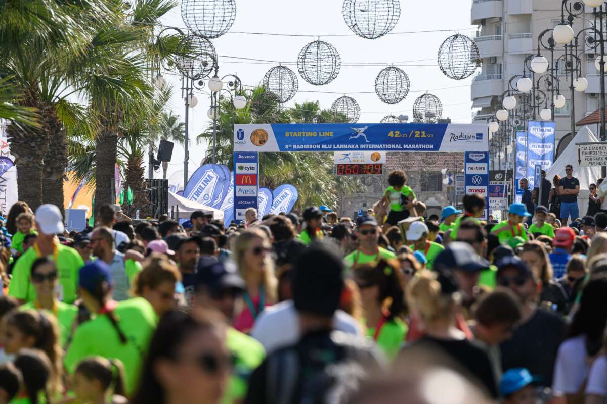 Χιλιάδες δρομείς φιλοξενεί και φέτος ο Διεθνής Μαραθώνιος Λάρνακας