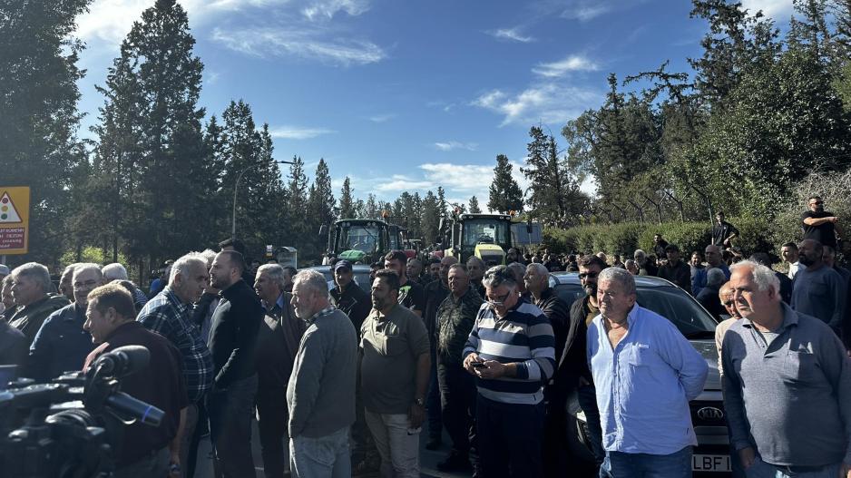 Ένταση έξω από το Προεδρικό στη διάρκεια της διαμαρτυρίας των αγροτών