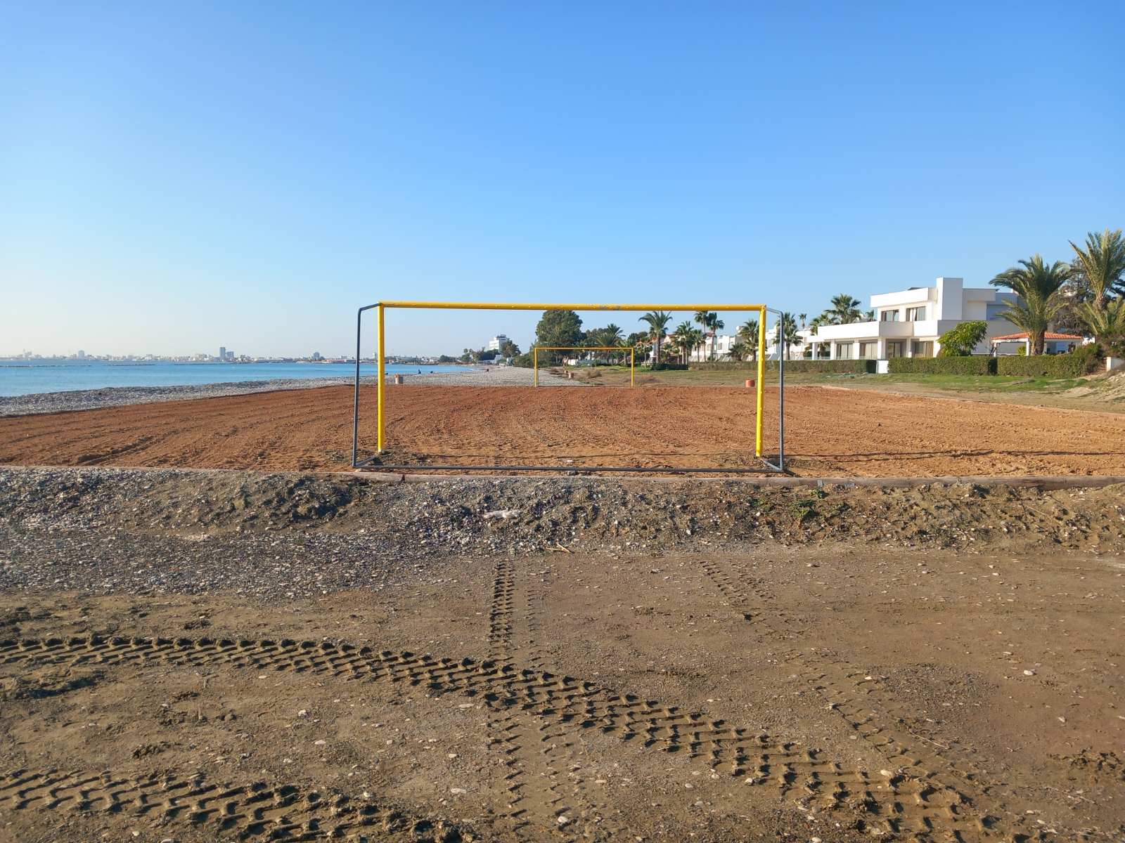 Έτοιμο το γήπεδο ποδοσφαίρου Παραλίας (Beach Soccer), στην παραλία δίπλα από το ξενοδοχείο Lebay