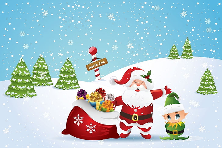 holiday-christmas-elf-gift-wallpaper-preview