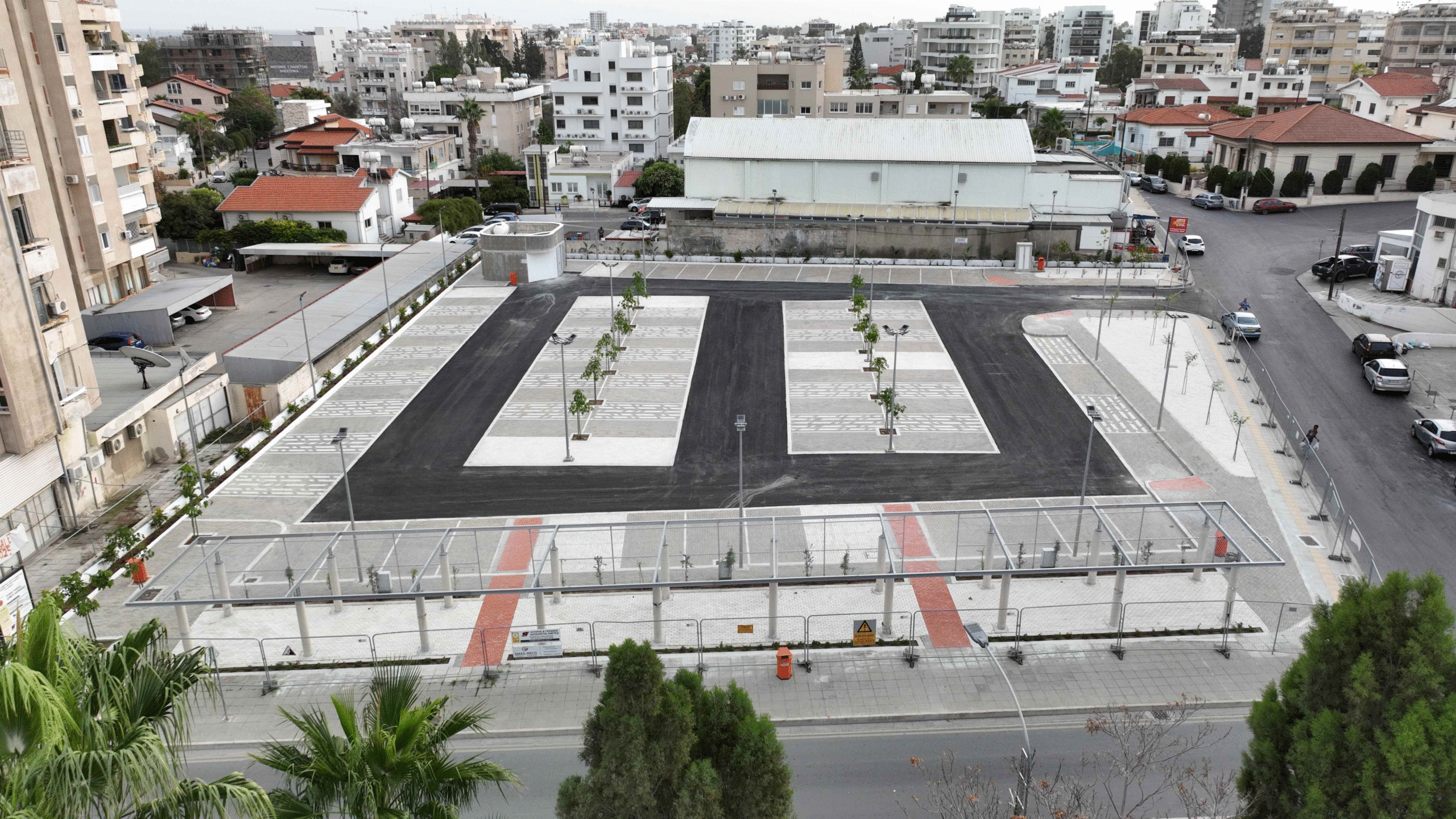 Στη διάθεση του κοινού το νέο πάρκινγκ έναντι του Παγκύπριου Λυκείου Λάρνακας