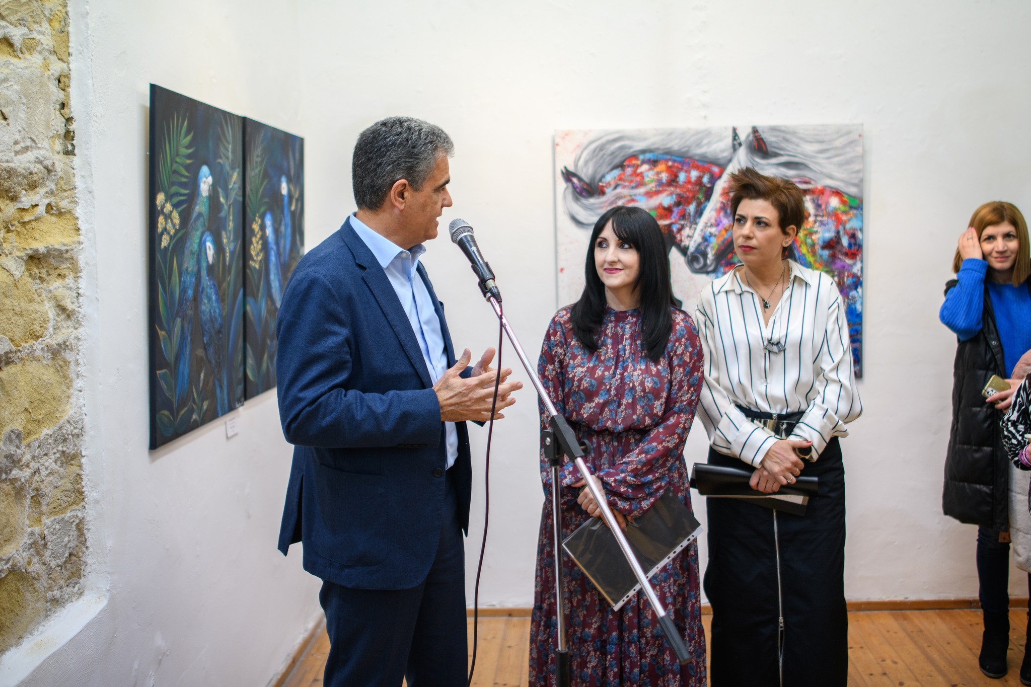 Εγκαίνιάστηκε η Έκθεση Ζωγραφικής με τίτλο “Έκφραση” στην Γκαλερί Κυπριακή Γωνιά στη Λάρνακα