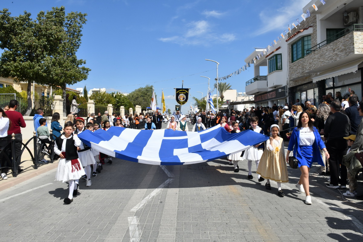 Ο Δήμος Αραδίππου τίμησε την Εθνική Επέτειο της 25ης Μαρτίου (ΦΩΤΟ)