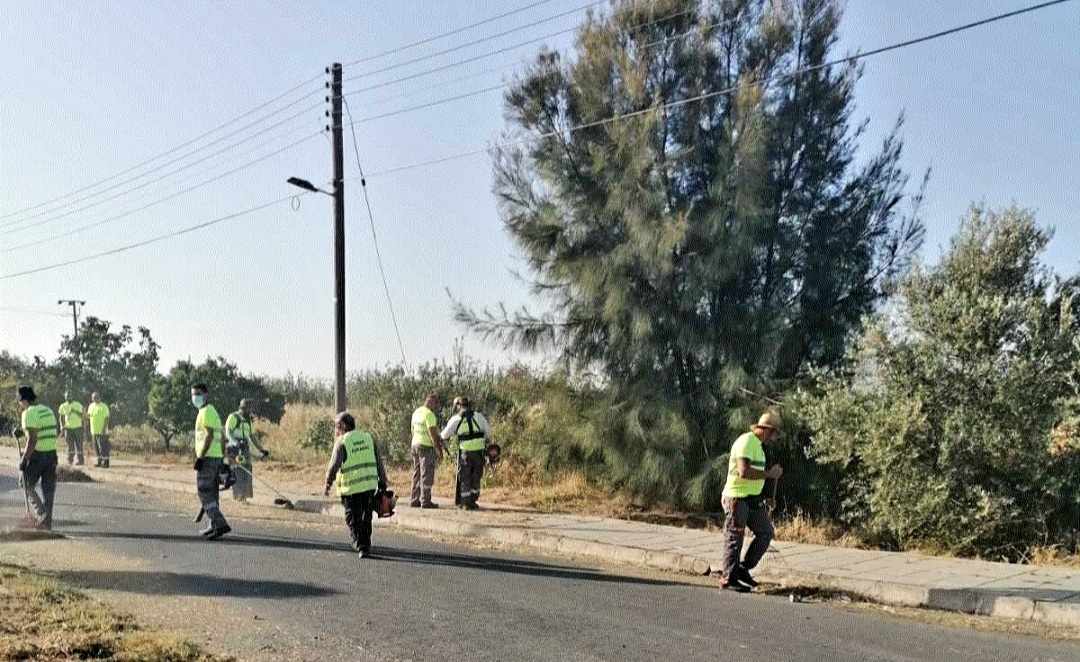 Το Τμήμα Καθαριότητας του Δήμου Λάρνακας, αρχίζει εκστρατεία καθαριότητας καθαρισμού χόρτων