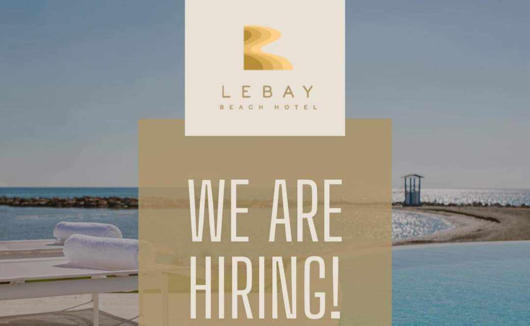 Διαθέσιμες Θέσεις Εργασίας στο Lebay Beach Hotel