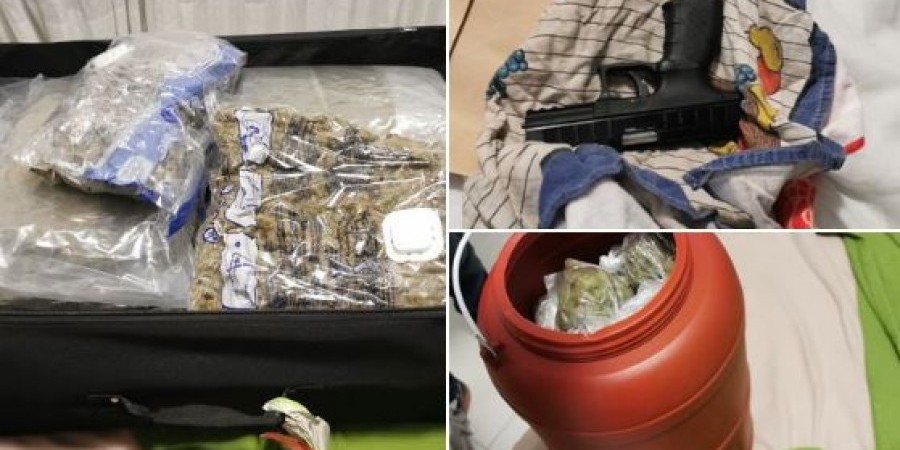 Βρήκαν στην οικία 34χρονου 10kg κάνναβης και έμφορτο όπλο
