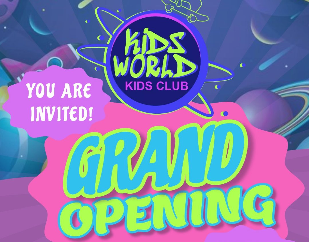 KIDS WORLD KIDS CLUB: Openning για το νέο φανταστικό Κέντρο Απασχόλησης Παιδιών με το δικό του BUΙLD – IN SPRAY PARK