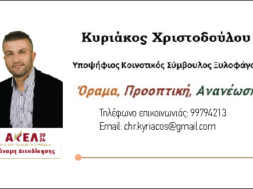 kyriakos KOINOTIKOS SUMVOULOS XYLOFAGOU BUSINESS CARD 9X5.5CM-01-01
