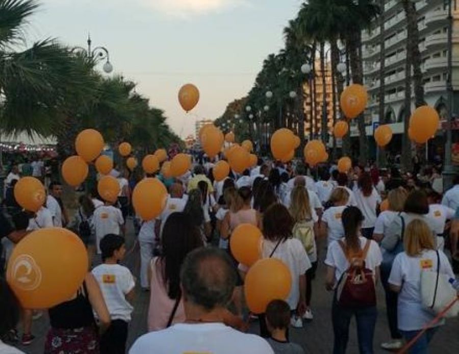 H 7η Πορεία του Συνδέσμου Ατόμων με Πολλαπλή Σκλήρυνση Λάρνακας