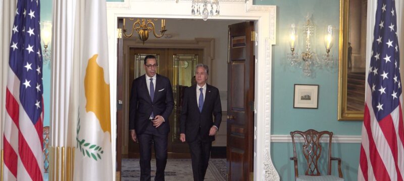 Συνάντηση Υπουργού Εξωτερικών, Κ. Κόμπου με τον ΥΠΕΞ ΗΠΑ, Α. Μπλίνκεν