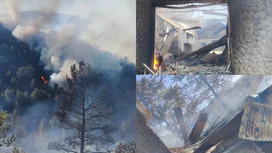 Υπ. Δικαιοσύνης: Οριοθετήθηκε η πυρκαγιά, απειλήθηκε σοβαρά το δάσος του Μαχαιρά