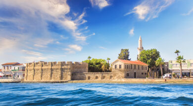 Beautiful,View,Of,The,Castle,Of,Larnaca,,On,The,Island