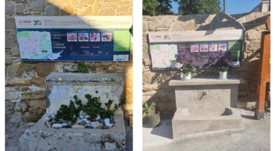Tochni Fountain Before & After