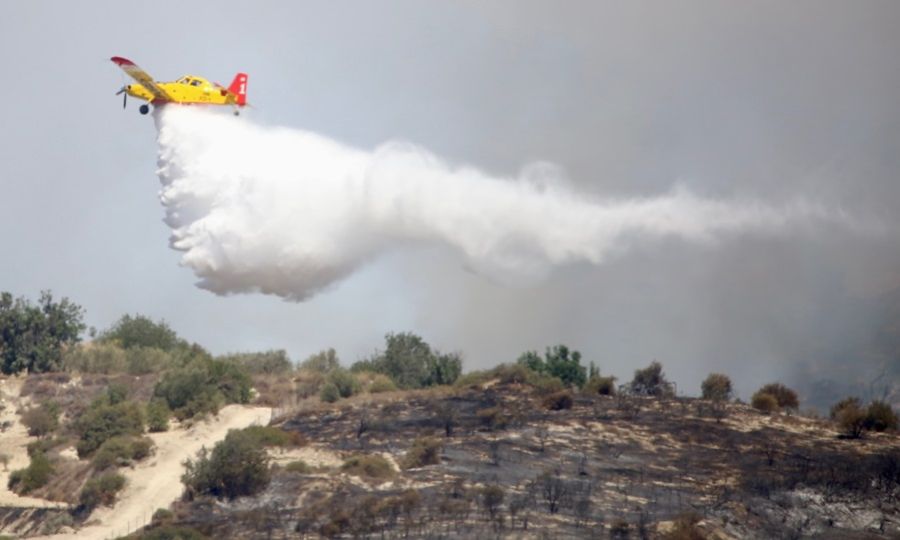 Δύο πτητικά μέσα έστειλε η Κύπρος σε Βόρεια Μακεδονία για αντιμετώπιση δασικών πυρκαγιών