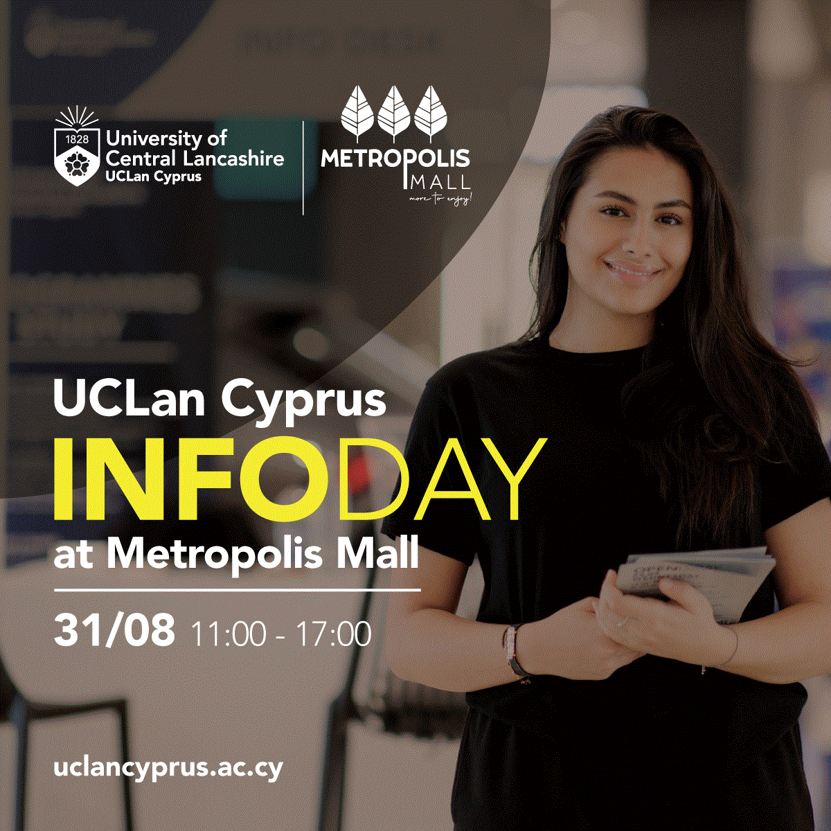 Info Day Πανεπιστημίου UCLan Cyprus στο Metropolis Mall