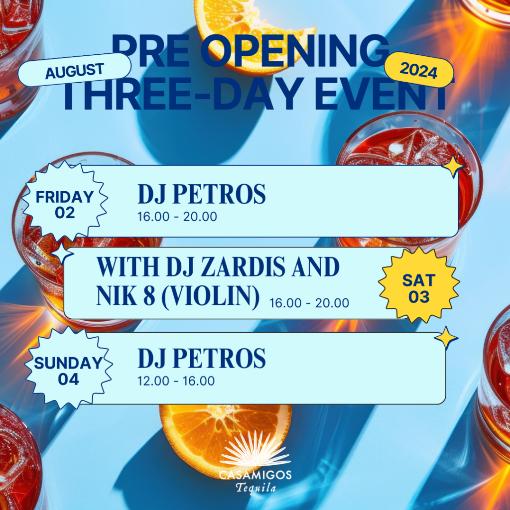 Το Regatta All Day Beach Lounge διοργανώνει το pre opening party του
