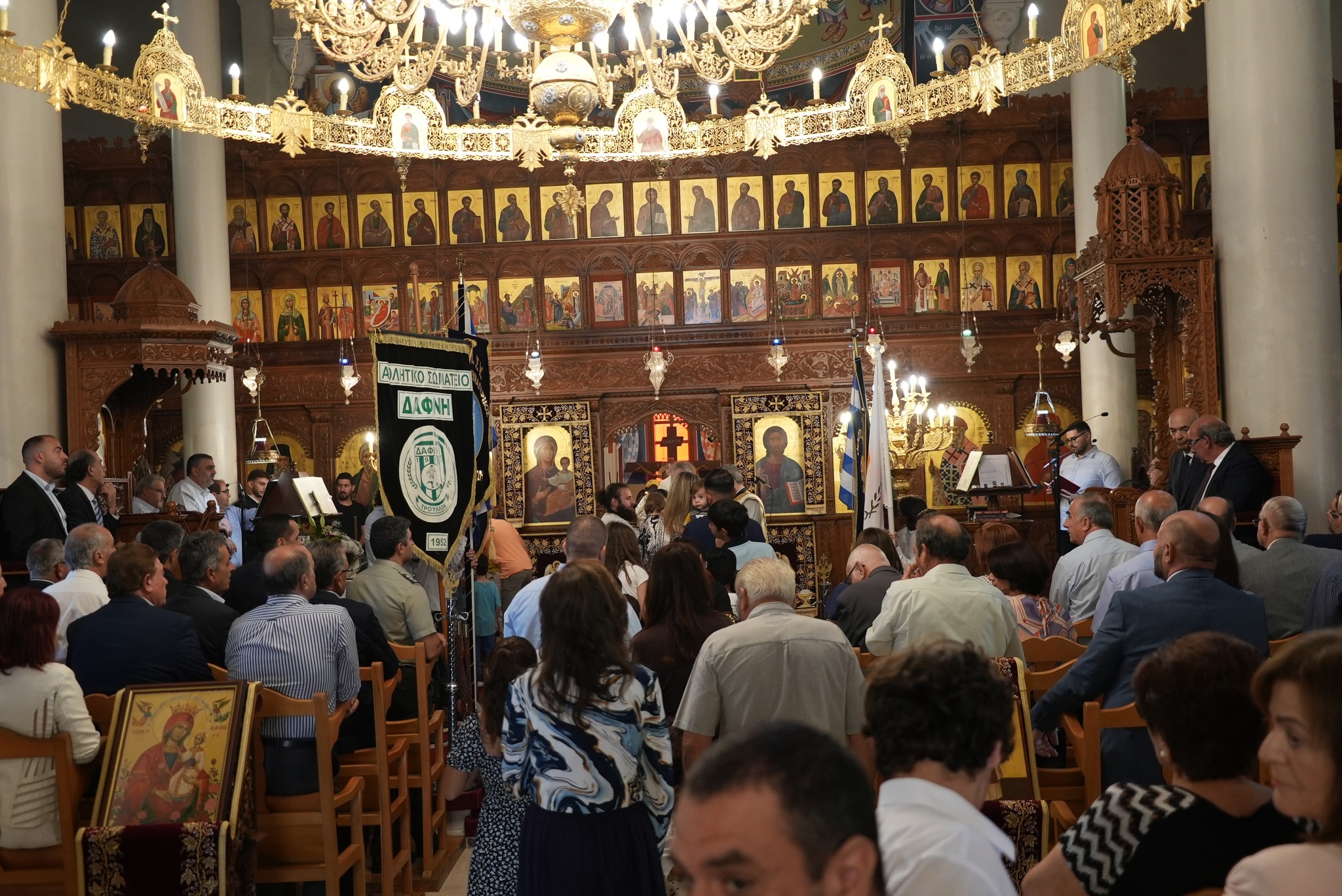 Τελέστηκε στον Ιερό Ναό Αγίου Μάμαντος στους Τρούλλους το μνημόσυνο των ηρώων των Τρούλλων