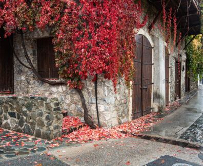 Neighbourhood,With,Traditional,Houses,At,The,Village,Of,Kalopanagiotis,In