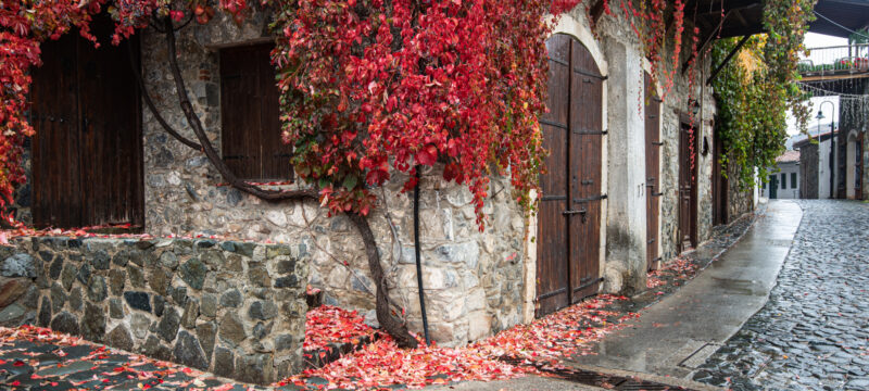 Neighbourhood,With,Traditional,Houses,At,The,Village,Of,Kalopanagiotis,In