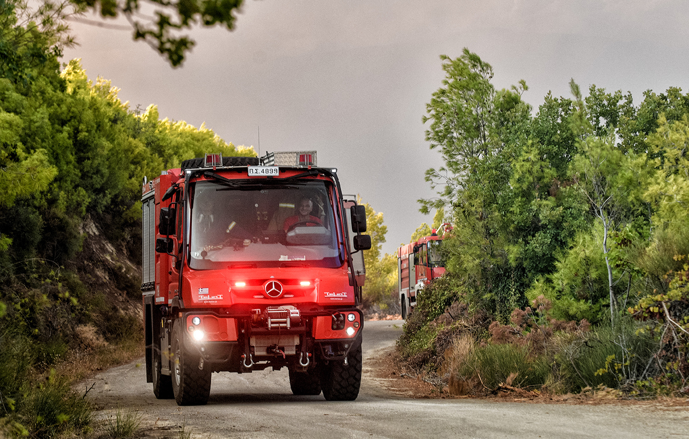 Αυξάνει τις περιπολίες αστυνομία και πυροσβεστική λόγω αύξησης πυρκαγιών