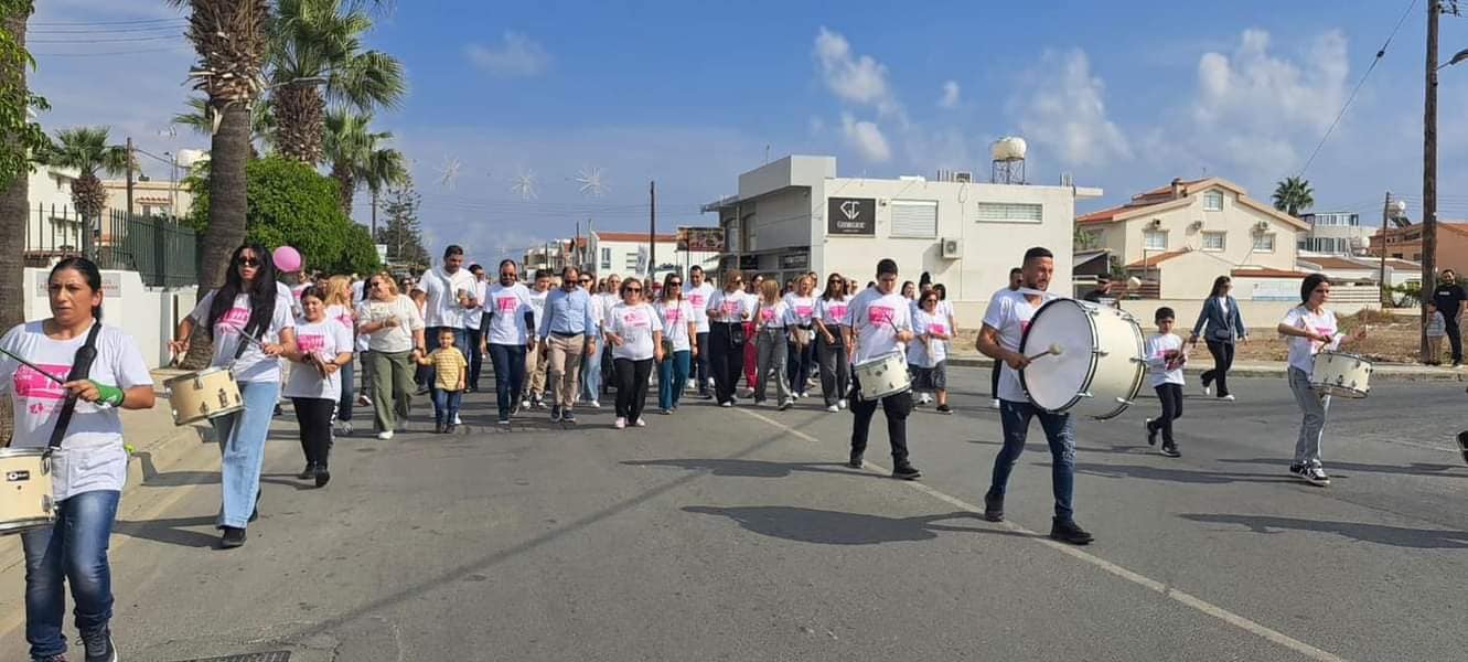 Με μεγάλη επιτυχία το Φιλανθρωπικό περπάτημα, στο πλαίσιο του Race for the Cure στο Κίτι