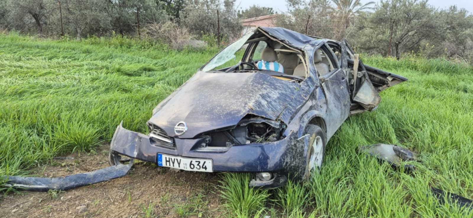 Λάρνακα: Στο δρόμο για τη δουλειά έχασε τη ζωή του ο 50χρονος: Δεν έφερε ζώνη ασφαλείας το θύμα, ανατράπηκε επανειλημμένα το όχημα