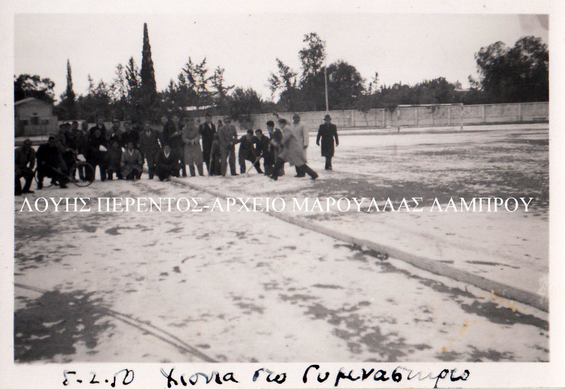 Χιόνια στη Λάρνακα το Φεβρουάριο του 1950