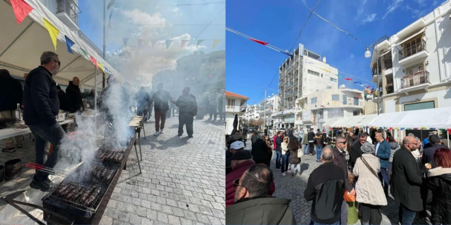 Με παραδοσιακό γλέντι, εδέσματα της ημέρας, κρασί, ζιβανία, χορό και τραγούδι, γιόρτασε η Λάρνακα την Τσικνοπέμπτη (βίντεο)