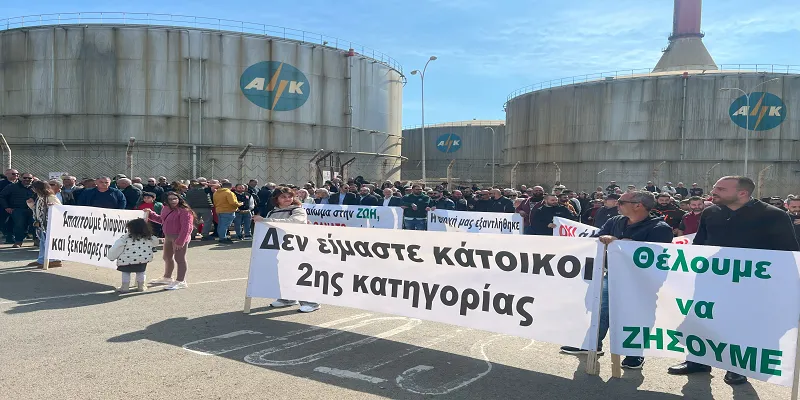 Διαμαρτυρία για σταθμό της ΑΗΚ στη Δεκέλεια – «Θέλουμε να Ζήσουμε»