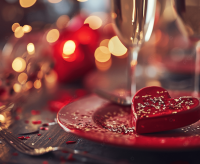 pngtree-valentines-dinner-background-red-heart-plate-with-champagne-glass-and-confetti-image_15599755