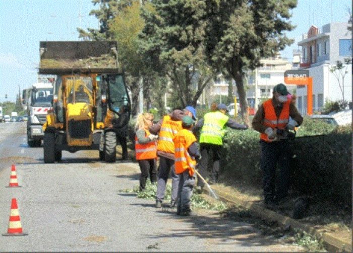 Δήμος Αραδίππου: Τμηματικές αποκοπές στη Λεωφόρο Ελλάδος για τις ανάγκες καθαριότητας των νησίδων