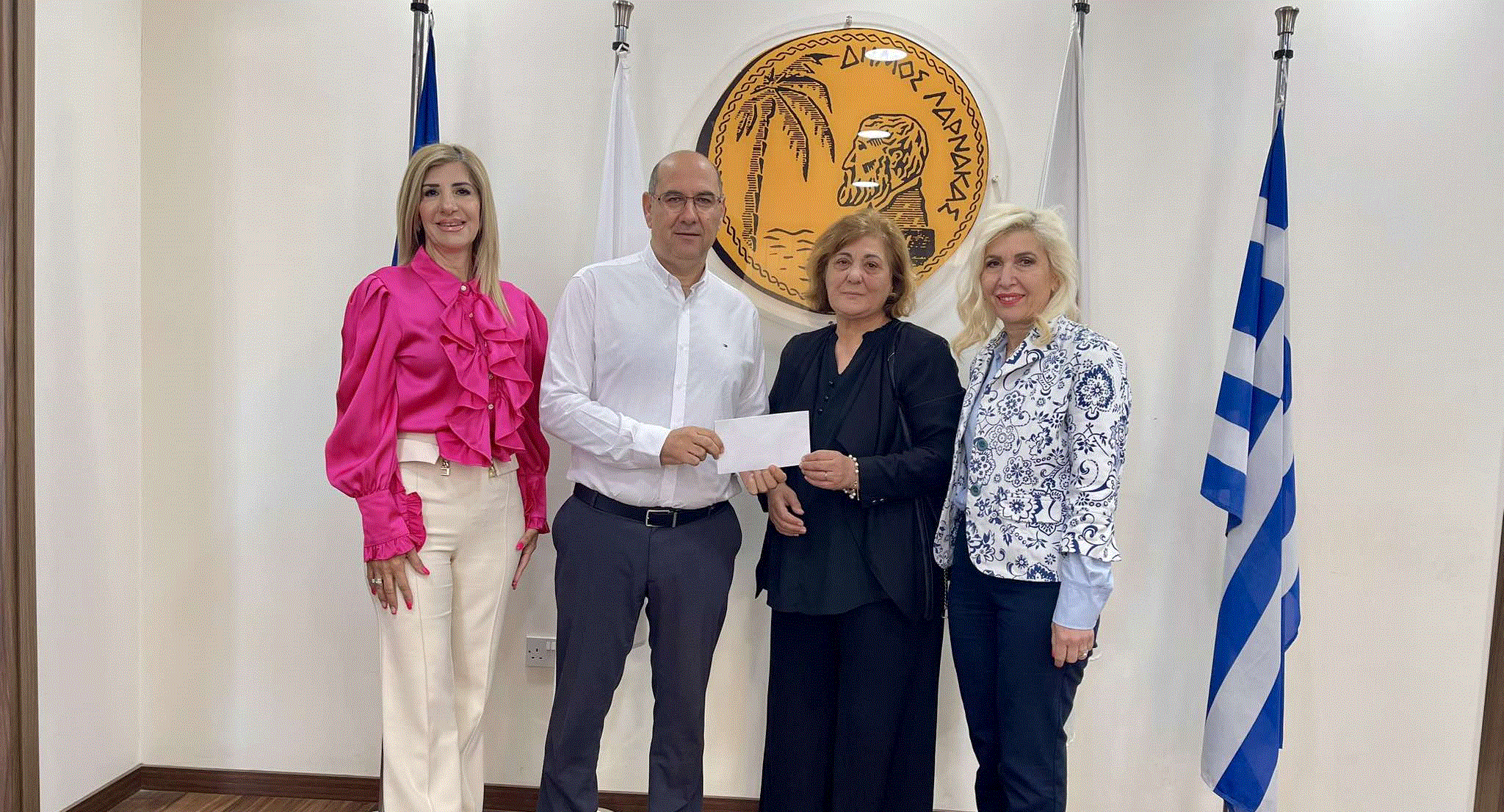 Δημόσια ευχαριστία στην κυρία Λένια Κωνσταντίνου για την ενίσχυση του Κοινωνικού Παντοπωλείου Δήμου Λάρνακας