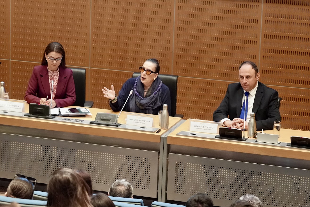 Η Λίνα Νικολακοπούλου μίλησε στο Πανεπιστήμιο Κύπρου για τη μουσική, τον στίχο και την έμπνευση
