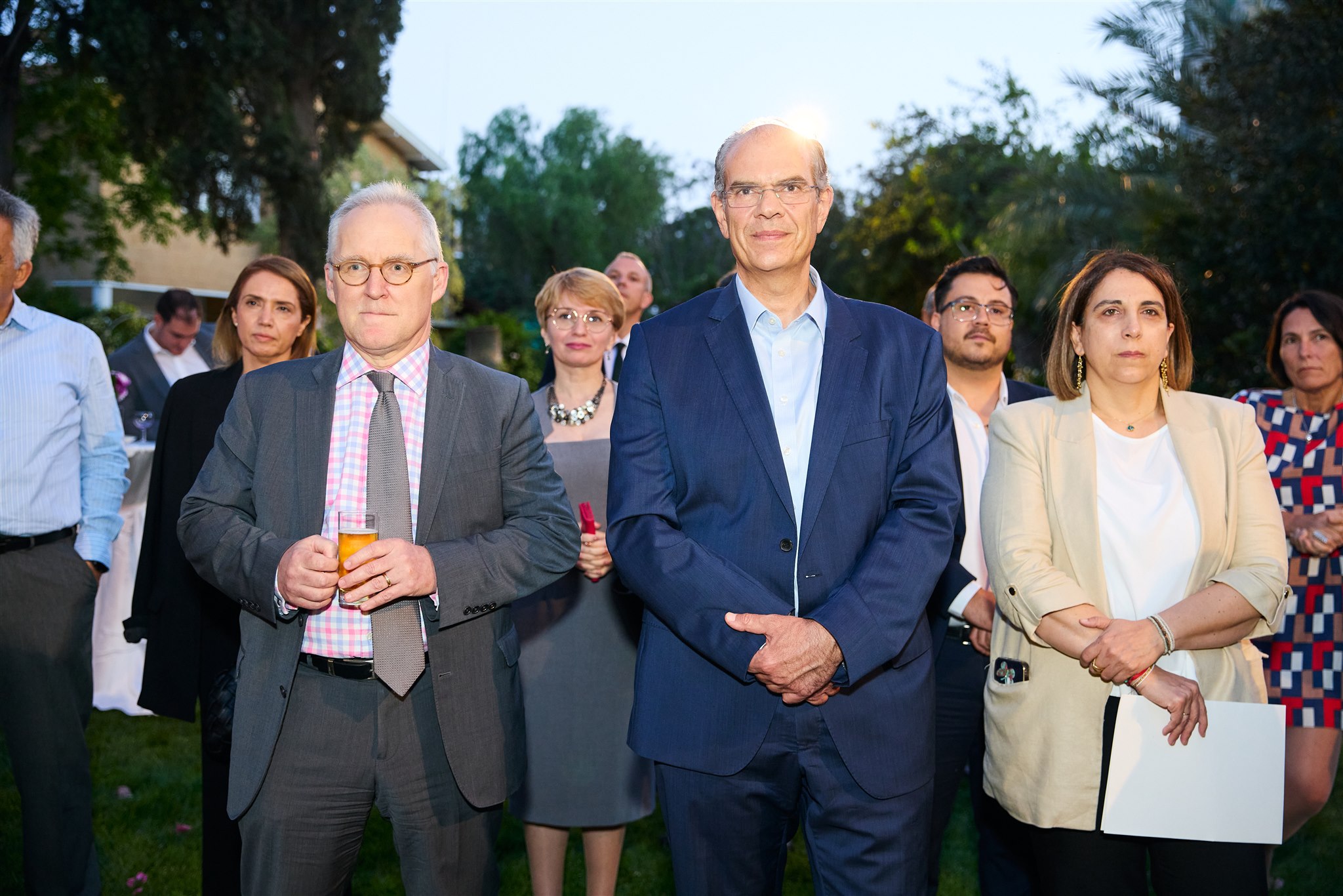 Ο Βρετανός Ύπατος Αρμοστής, Michael Tatham, δεξιώθηκε τους CIM Honorary Fellows και το Advisory Board στην παρουσία της Υφυπουργού παρά το Προέδρο κυρίας Ειρήνης Πική