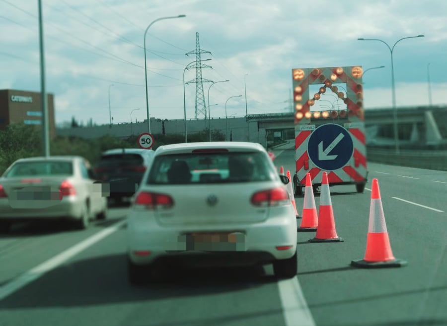 Οδηγοί προσοχή: Κλειστή λωρίδα στον αυτοκινητόδρομο λόγω τροχαίου