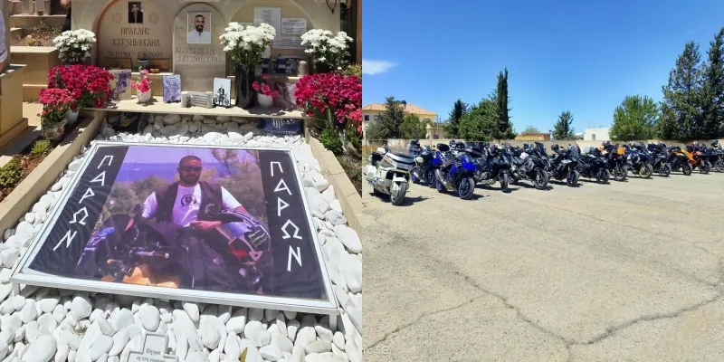 Πορεία μοτοσικλετιστών στη μνήμη του Κωνσταντίνου Χατζημιχαήλ (φώτο)