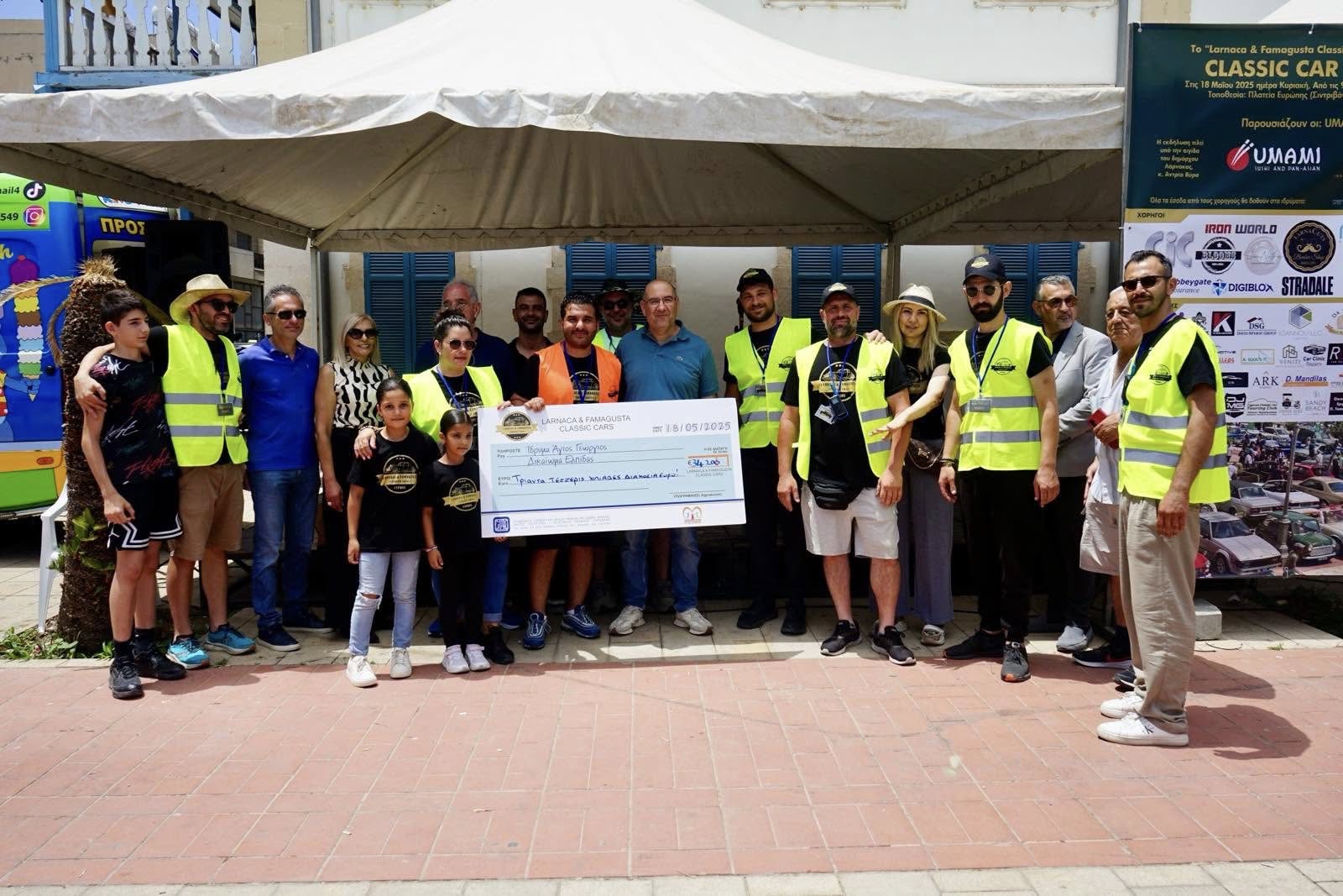 Για άλλη μια χρονιά έληξε με επιτυχία το μεγαλύτερο Φιλανθρωπικό Φεστιβάλ Κλασικού Αυτοκινήτου και Μοτοσικλέτας στις Φοινικούδες Λάρνακας