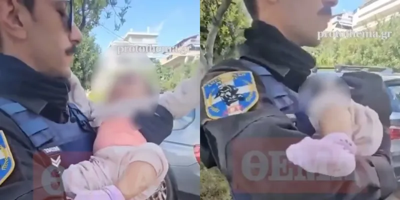 Μωρό εντοπίστηκε σε σακούλα δίπλα σε κάδο απορριμμάτων στην Ελλάδα