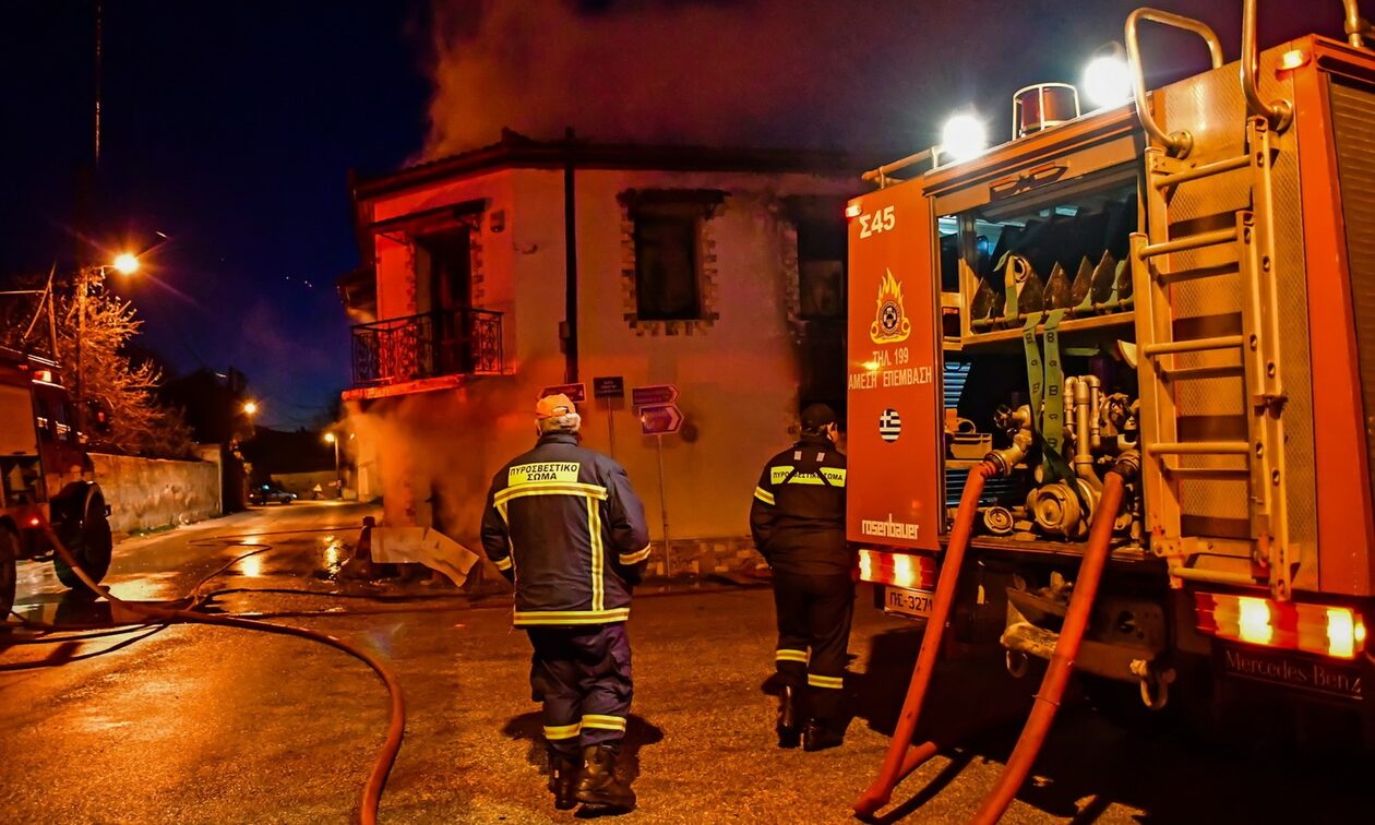 Στις φλόγες τυλίχθηκε υπό ανακαίνιση κατοικία στη Λάρνακα