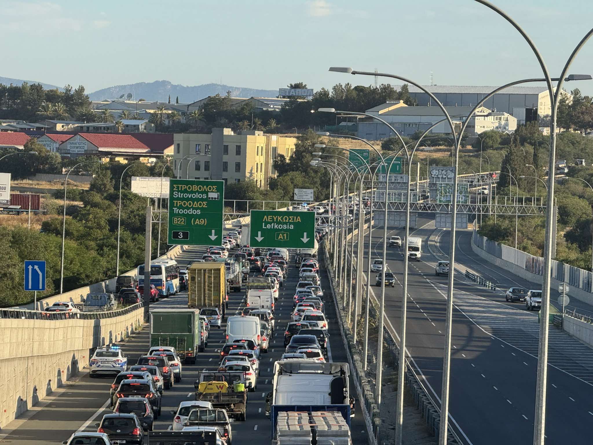 Δεύτερο τροχαίο με το «καλημέρα», χάος στην είσοδο της Λευκωσίας