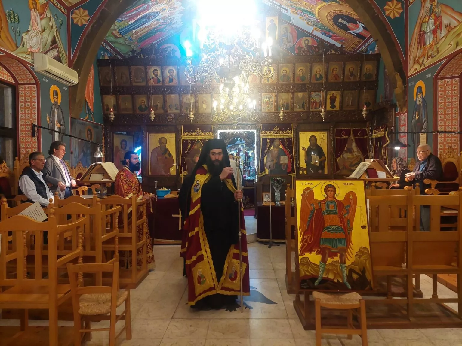Σε εκκλησία στα Μέσανα, γενέτειρα του Τυχικού, βρίσκεται η εικόνα του «αγίου» που δεν είναι Άγιος