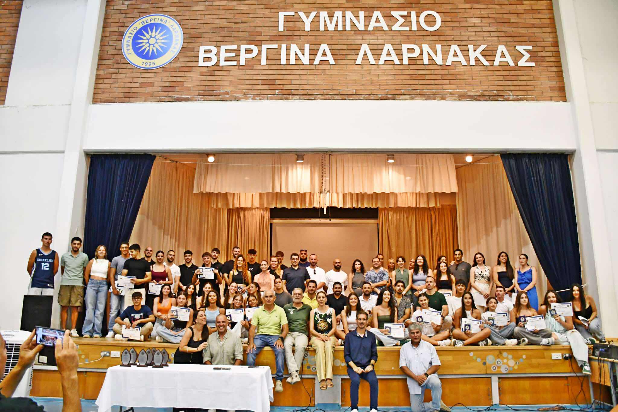 Γυμνάσιο ″Βεργίνα″ Λάρνακας: 70 χρόνια Παγκύπριου μαθητικού αθλητισμού, 30 χρόνια λειτουργίας του Γυμνασίου ″Βεργίνα″ Λάρνακας και 10 χρόνια λειτουργίας του Αθλητικού Τμήματος του σχολείου