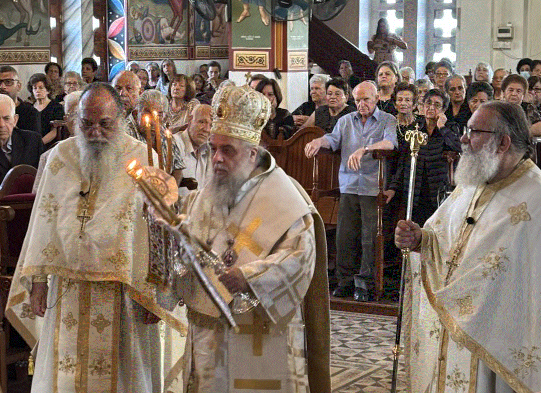 Χθες Κυριακή των Αγίων Ενδόξων Πρωτοκορυφαίων Αποστόλων Πέτρου και Παύλου ο Μητροπολίτης Κιτίου λειτούργησε στην Αραδίππου