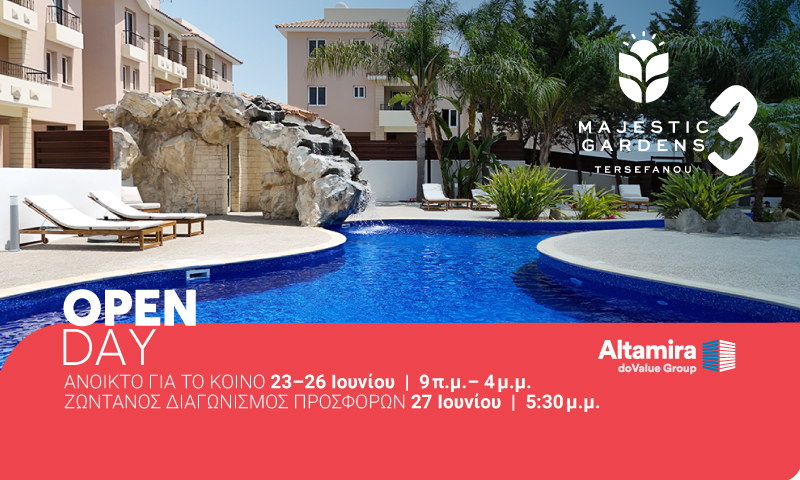 Νέο Live Bidding Event με καλοκαιρινή διάθεση στο Majestic Gardens 3 από την Altamira Real Estate