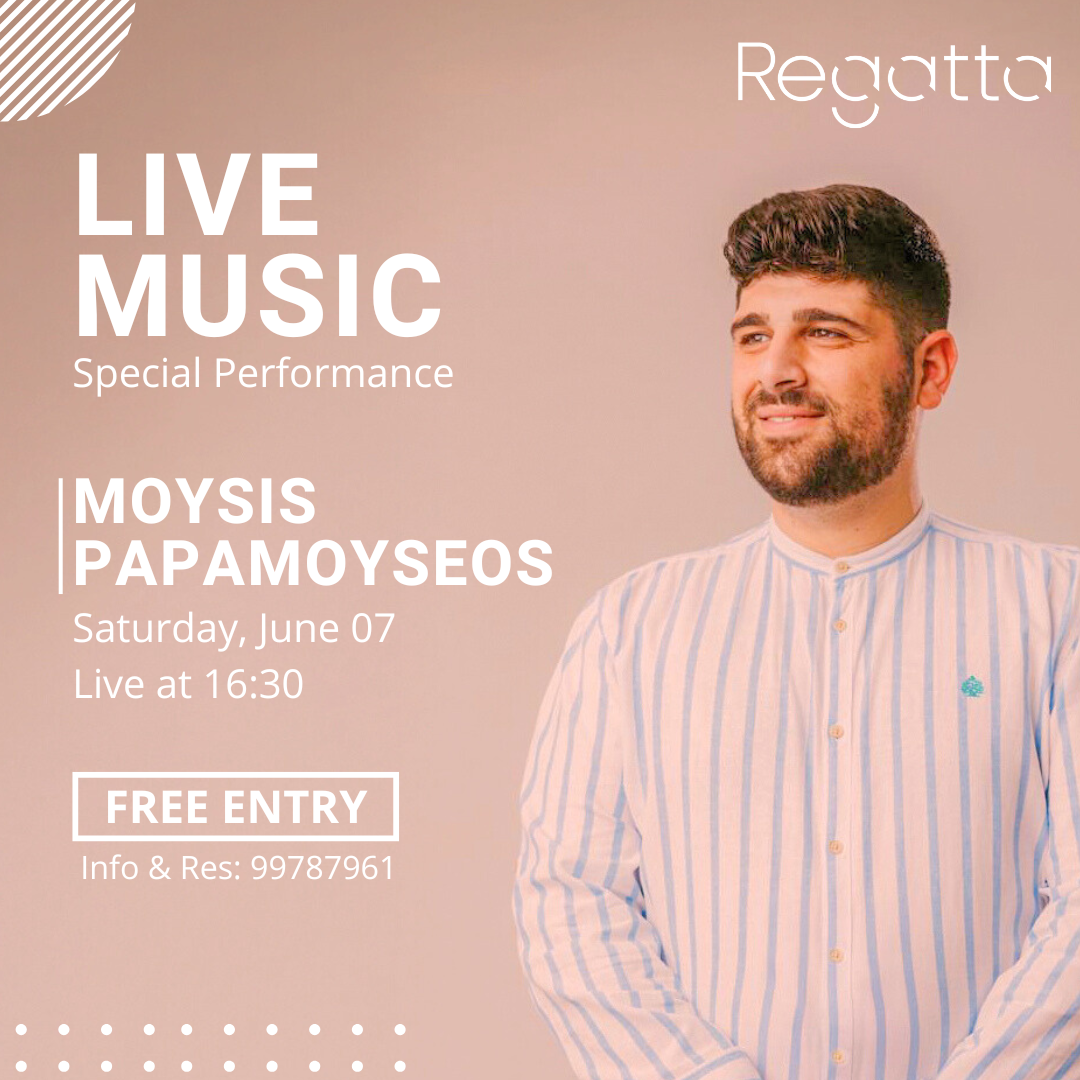 Ο Μωυσής Παπαμωυσέως live στο Regatta Beach Bar! 